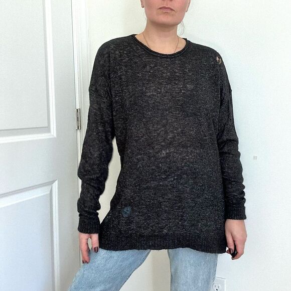 H&M Oversized Distressed Pullover Sweater - Picture 2 of 11